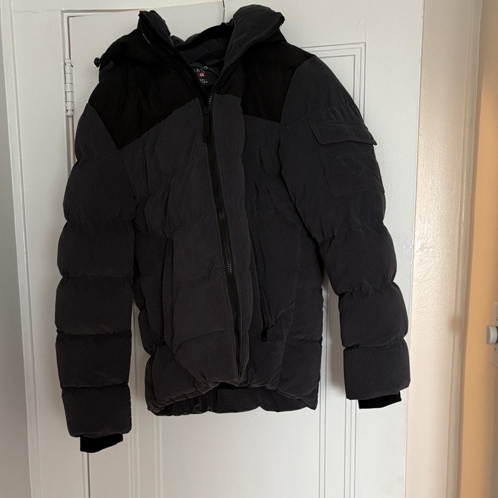 Point Zero Black Puffer Jacket Men’s LIKE NEW size large